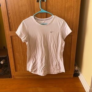 White Nike Running Dri-Fit Shirt - Size M